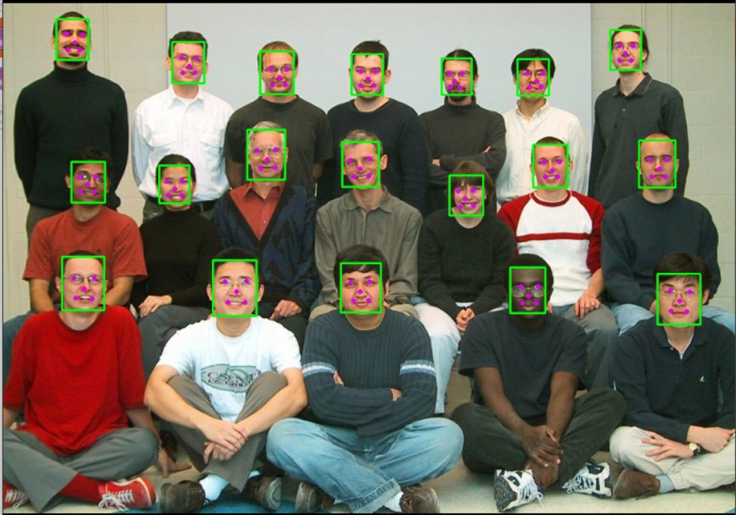 face detect result image