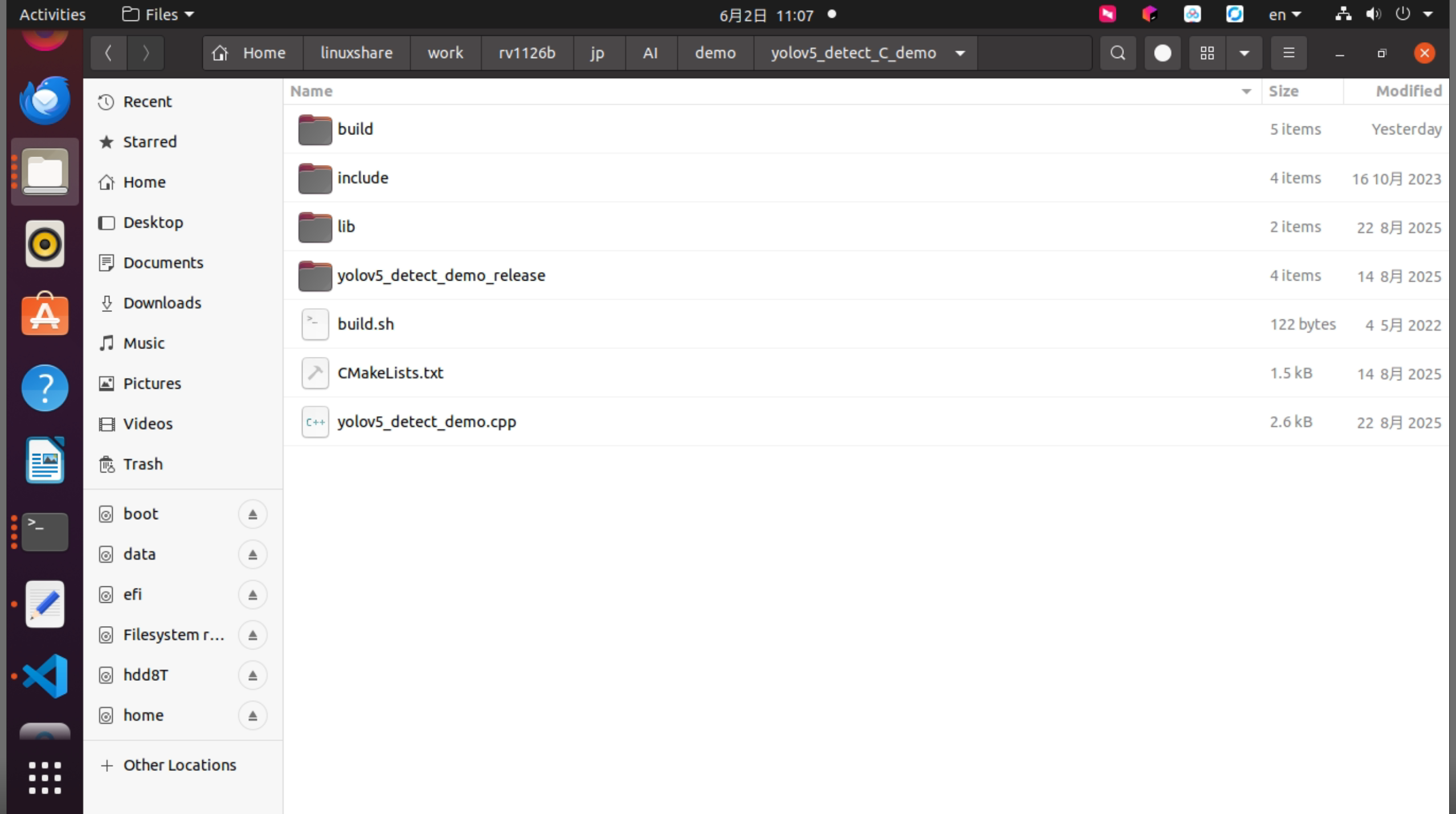 YOLOv5 demo source directory