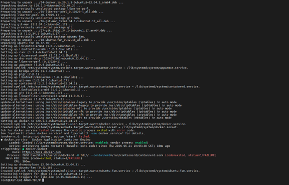 1.2.1 Dockerのインストール 図4