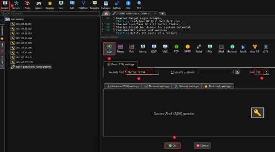 MobaXtermの使用手順