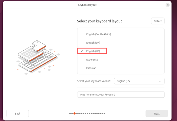 Ubuntuイメージのインポート