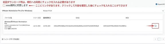 VMware仮想マシン
